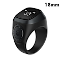 Miniatyrbillede 1 af 5: Smart Tasbih Tæller Ring Til Muslimer Zikr Digital Tasbeeh 5 Bøntiderminder Bluetooth {FW} Black