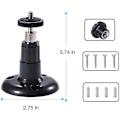 Miniatyrbild 4 av 5: 3-pack Justerbar Väggfäste för Blink Xt2 Blink Mini Inomhus/Utomhus Säkerhetskamera [FW]