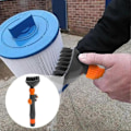 Miniatyrbillede 2 af 5: Pool Filter Kam Renser Pool Patroner Filter Renser Kam Spabad Vandfilter Renseslange (W)