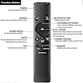 Miniatyrbilde 3 av 5: AH59-02767A Universell Fjernkontroll Erstatning for Samsung Soundbar Lydplanke Fjernkontroll Ho - JA  (W)