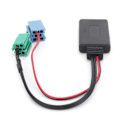 Miniatyrbillede 2 af 5: Auto Audio Adapter Mini ISO 6-polet 8-polet Stik Bluetooth 5.0 AUX Kabel til Renault Clio / Espace / Kangoo / Laguna YEMAA