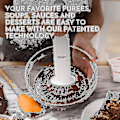 Miniatyrbillede 3 af 4: Elektrisk Kartoffelmoser Håndblender 3-i-1 Multiværktøj Blender Purerer Pisk | Immersion Mixer | Perfekt Blender & Purerer Babymad | Grøntsager & Kartoffel