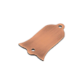 Miniatyrbild 1 av 5: 2 Hål Metall Truss Rod Cover Gitarr Bas Ersättningsdel Gitarrtillbehör (W)