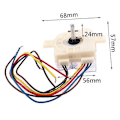 Miniatyrbillede 2 af 5: 6 Tråd 180 Graders Vaskemaskine Timer Switch Vask Timer Semi-automatisk Dobbeltcylinder Vaskemaskine Dele