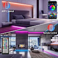 Miniatyrbillede 2 af 5: 20m LED lys med Bluetooth RGB funktion – LED lyskæder og tape lys