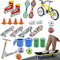 Miniatyrbilde 2 av 5: Mini Finger Skateboard Julekalender 24 dager med jul med fargerike brett for barn, tenåringer og voksne