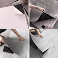 Pikkukuva 3 / 4: Kaksipuolinen tarra, 12 paria Velcro mustaa itseliimautuvaa nylonteippiä erittäin vahva suorakulmio 6 × 4 cm (L)