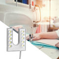Pikkukuva 4 / 5: Joustava LED-valaisin hanhenkaula-lampulla ja magneettisella pohjalla ompelukoneelle 110-265v EU-pistoke fw