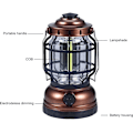 Miniatyrbillede 5 af 5: Genopladelig Campinglygte - Led Campinglygter - med Justerbar Lysstyrke [fw}