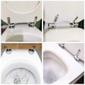 Miniatyrbild 4 av 5: FW Toalettstolsskydd gångjärn flating wc fästelement ersättning wc sits gångjärn wc fixeringar lämplig för