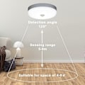 Miniatyrbilde 2 av 5: LED Taklampe Bevegelsessensor 18W 1500LM 6500K Kald Hvit IP56 Vanntett Rund LED Taklampe for Utendørs Innendørs Trappe Bad Garasje Gang