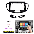 Miniatyrbillede 1 af 5: Til I10 2008-2011 9 Tommer 2 Din Bil Instrumentbræt Ramme Radio Fascia Dash MP5 Afspiller DVD Adapter Panel (W)