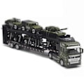 Miniatyrbild 1 av 5: Armélastbilsleksaker Bilar för pojkar Tank Militärlastbil Fordon Minibilsleksaker för barn Flicka Pojke Lek (W) Army Green