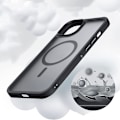 Miniatyrbilde 5 av 5: Tech-Protect iPhone 12 / 12 Pro Deksel MagSafe Magmat Matt Svart (W)
