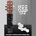 Miniatyrbilde 3 av 5: Gitar Lærehjelpemiddel med 16 Akkorder, Gitarakkordtrener Folkegitar Akkorder Læringssystem for Gitar Nybegynner (W)