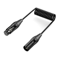 Miniatyrbillede 1 af 5: XLR-kabel 3-benet han til hun mikrofon lydadapter til mixerhøjttalere forstærker (W)