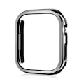 Pikkukuva 1 / 5: 2 kpl Yhteensopiva Apple Watch -kotelo 45 mm [EI Näytönsuojaa] Series 7 Kova PC-puskurikotelo Suojakuoren kehys (V)
