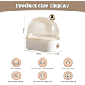 Miniatyrbilde 2 av 5: Eggkoker for 2 egg, Kompakt elektrisk eggdamper, Beste eggkoker koker alle tre kokegrader - Bløt, Medium, Hard fw White