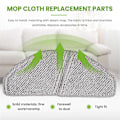 Miniatyrbillede 4 af 5: Rengøringsvenlige Mikrofiber Moppeklude Reservedele til S8+ M7 Pro Robotstøvsuger (W)
