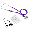Miniatyrbild 1 av 5: Professionellt Stetoskop Medicinskt Dubbelt Huvud Färgstarkt Multifunktionellt Stetoskop Hälsovård (W)