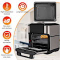 Miniatyrbillede 3 af 5: Airfryer Grillpande til Instant Vortex Plus 10 Quart, til Instant Vortex Plus 10qt Airfryer Ovn, Tåler Opvaskemaskine (W)