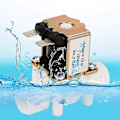 Miniatyrbilde 3 av 5: DC12V Normalt Lukket Vann Solenoidventil G1/2 Tommers Plast Elektrisk Solenoidventil Dispenser Banmo (W)