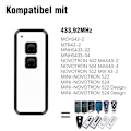 Miniatyrbillede 4 af 5: 433,92 MHz Garagedørs Fjernbetjening, til NOVOTRON 502 MAX43-2, MINI-, Garagedørsåbner 2-pak