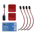 Miniatyrbillede 1 af 5: A3 V2 flight controller stabilisator 4 flyvetilstande til RC fly Fly RC Metal gave tilbehør f (W)