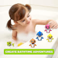 Miniatyrbild 2 av 3: Baby Shark Fingerdockor, 5-pack, 1:a generation {FW}