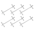 Miniatyrbilde 2 av 5: Stk. Spisepinnestøtte i sinklegering Skjeer Stativ Gafler Kniver Holder Stativ Metallhåndverk Borddekor (W)