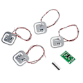 Miniatyrbillede 1 af 5: 4 stk. 50 kg Menneskelig Vægtbelastningssensorer & Hx711 AD Modul DIY Kit Modstandsspænding Vægtsensor Måleværktøjer til Arduino
