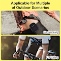 Miniatyrbild 5 av 5: Cykelhögtalare, Trådlös Bluetooth-högtalare för Styret, Subwoofer för Cykling, Svart