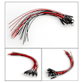 Miniatyrbillede 3 af 5: 10 stk. 24V 18 cm Lange 3 mm Fortrådsede LED-Lampepærer Emitterende Diode