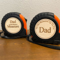 Miniatyrbild 3 av 5: Personlig farsdagspresent - Anpassad måttbandstejp Kreativ present till pappa fw B