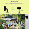Miniatyrbild 2 av 5: 3-pack Justerbar Väggfäste för Blink Xt2 Blink Mini Inomhus/Utomhus Säkerhetskamera [FW]