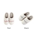Miniatyrbild 4 av 5: Taylor Swift Par Slippers Vintermode Inomhus Hushåll Varma Cotto, Kampanj -Sy Black 40-41