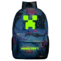 Miniatyrbild 1 av 2: Minecraft Luminous Ryggsäck Stor Kapacitet Ryggsäck Student Handväska Resa Skola Väska Present {FW} Stary Sky Blue