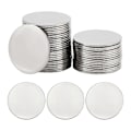 Miniatyrbilde 2 av 5: Eske med 40 stk. rustfrie stål trykte blanke skiver, bulk DIY smykkehåndverk navnelapper halskjede øredobber (W)