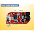 Miniatyrbild 4 av 5: BDM/USBDM/OSBDM 8/16/32 kompatibel Freescale Programmer Emulator XS128 Full Color Integrerade Kretsar-C12