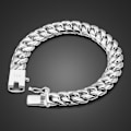 Miniatyrbillede 2 af 5: Herre mode armbånd i 925 sterlingsølv - Original Silver Classi (W)