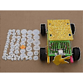 Miniatyrbillede 5 af 5: Plastikgear, remskive-orme-sæt, bærbart, holdbart gearsæt, plastikgearlegetøj til biler, (64 gearsæt) (W)