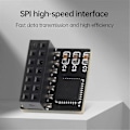 Miniatyrbillede 4 af 5: TPM 2.0 SPI Parallel Krypteringssikkerhedsmodul 14 Pin SPI Fjernkort Krypteringssikkerhedskort (W)