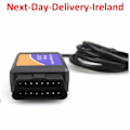 Pikkukuva 2 / 5: Elm327 USB-liitäntäinen OBD2-auton diagnostiikkaskannerikaapeli Windows PC -tietokoneelle (W)