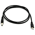Pikkukuva 1 / 5: USB-C USB 3.1 Type C Uros - USB 2.0 B Type Uros Datakaapeli Johto Puhelin Tulostin (W)