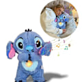 Miniatyrbilde 1 av 3: Stitch Pustende Musikalsk Beroligende Dukke Sovende Leker Angstlindrende Plysjleker Halloween Gaver Blue