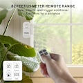 Miniatyrbilde 3 av 4: Dør alarmsensor med fjernkontroll 2-pakning, vindussensorer, 2-i-1 alarm og ringeklokke, 5-nivå volumkontroll, dør sensorvarsling (W)