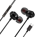 Miniatyrbillede 4 af 5: Type-C In-Ear Elegante Hovedtelefoner Rosaguld