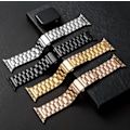 Miniatyrbild 1 av 5: Lyxigt metallarmband i rostfritt stål - Rostfritt - Elegant & Hållbart - För 42 mm / 44 mm / 45 mm / 49 mm Guld Guld