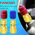 Miniatyrbillede 4 af 5: R12 til R134a Aircondition Påfyldningsventil Adapter Retrofit Kit Inklusive Koblinger (W)