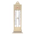 Miniatyrbillede 1 af 5: Analogt termometer til maks-min, vejrbestandigt, til drivhuse (W)